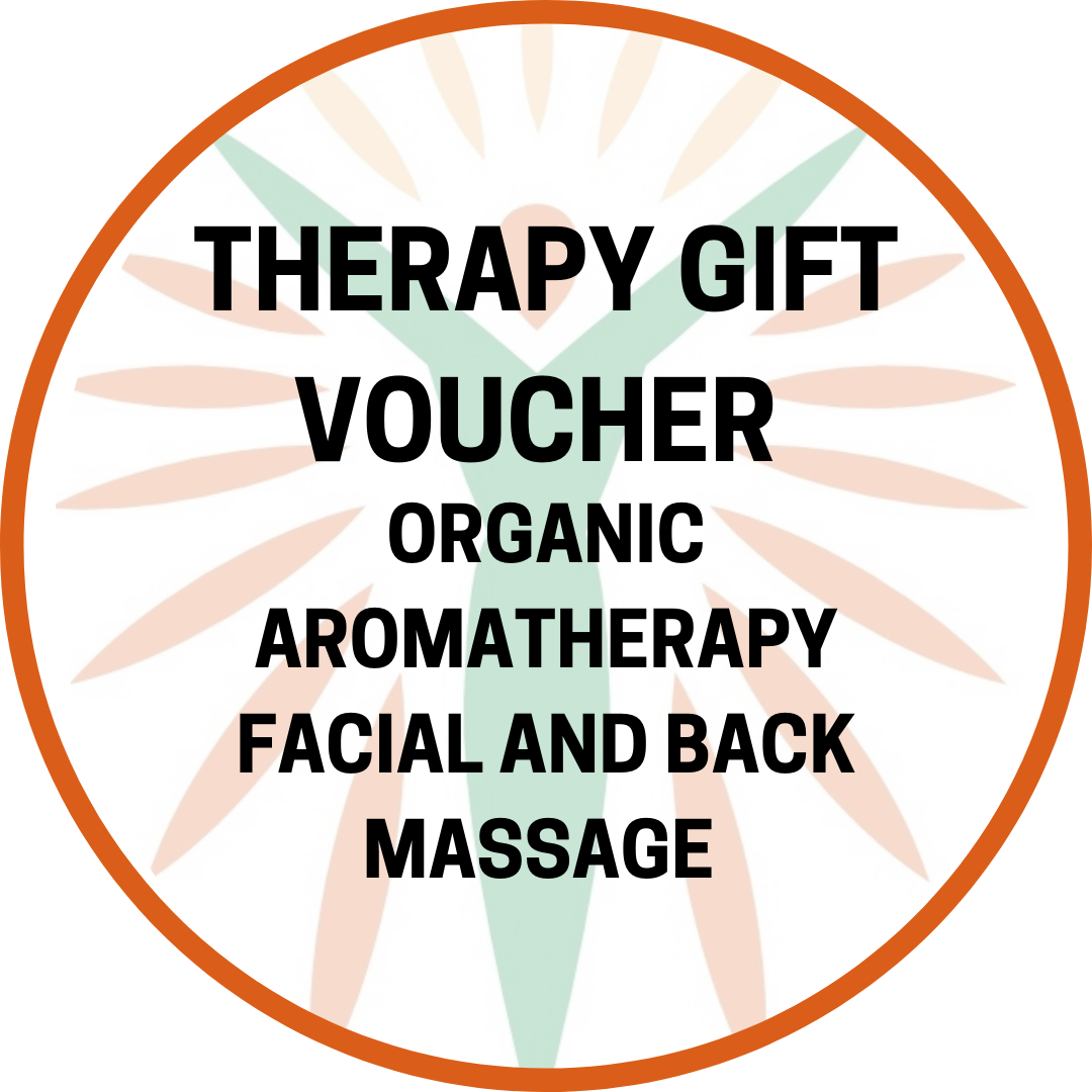 Gift Voucher - Organic aromatherapy facial and back massage - Light Harmony Holistic Therapy