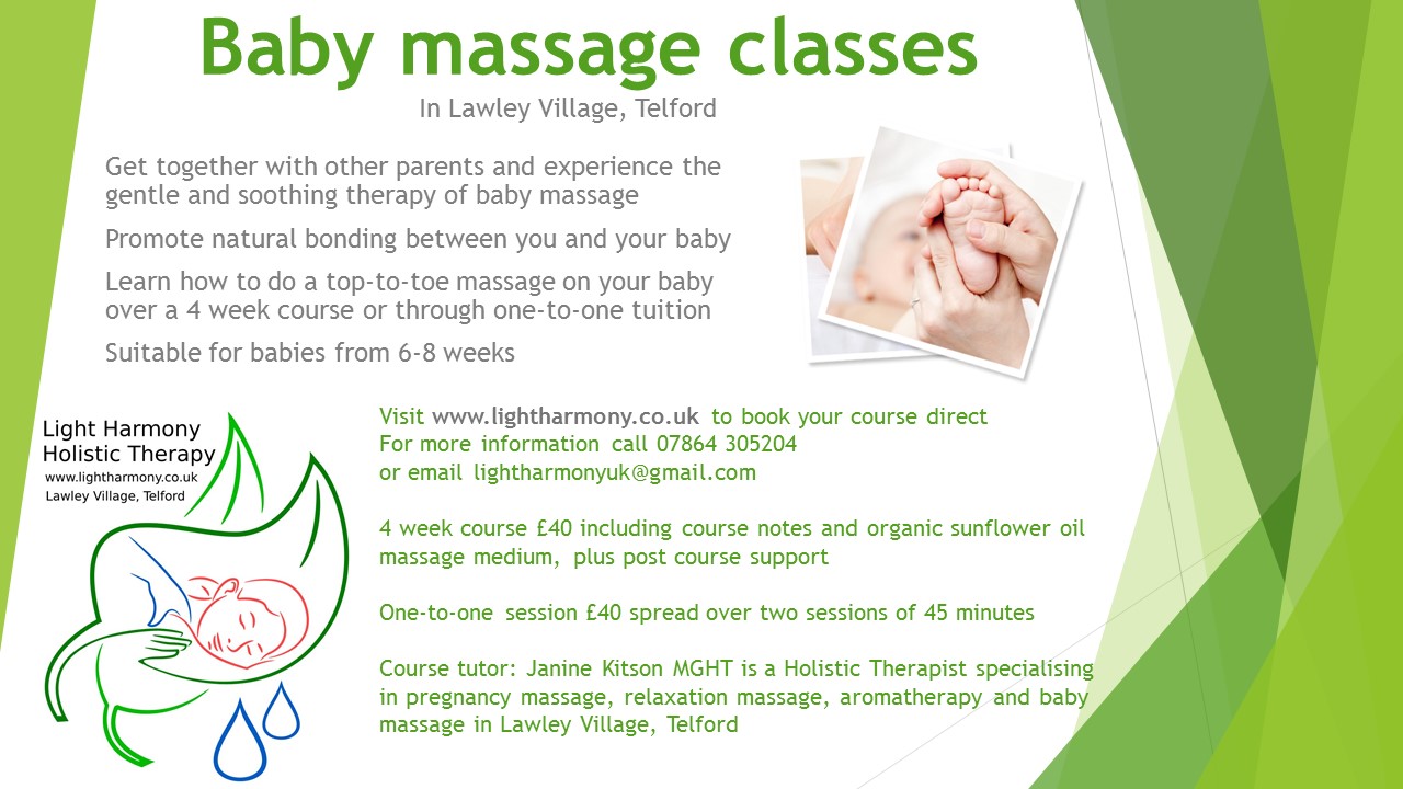 About baby massage - Massage Therapy Telford ...